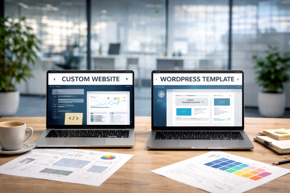 Site Web Sur-Mesure ou Template Wordpress : Lequel Choisir pour votre Croissance?